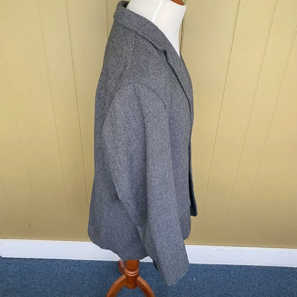 Old Navy men X-Large wool blend 2 button blazer inner and outer chest pocket